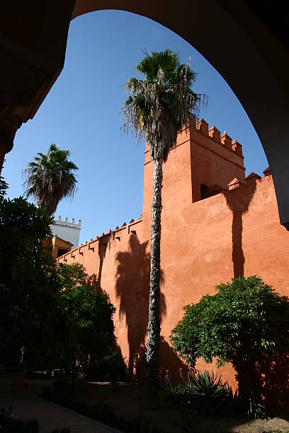architecture in Alcazar - Sevilla Spain #2  el alcazar palace seville stock pictures, royalty-free photos & images