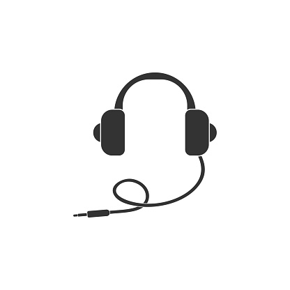headphones icon. Detailed icon of musical instrument icon. Premium quality graphic design. One of the collection icon for websites, web design, mobile app on white background