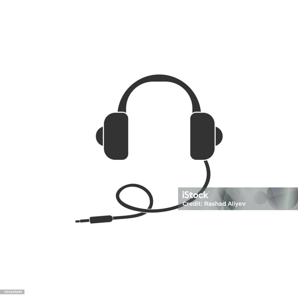 headphones icon. Detailed icon of musical instrument icon. Premium quality graphic design. One of the collection icon for websites, web design, mobile app headphones icon. Detailed icon of musical instrument icon. Premium quality graphic design. One of the collection icon for websites, web design, mobile app on white background Headphones stock vector