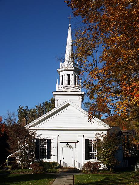 istock New England-style church 92465240
