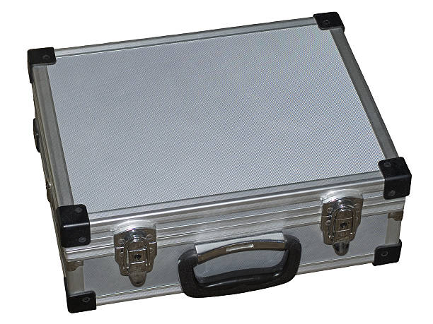 Caja de aluminio - foto de stock