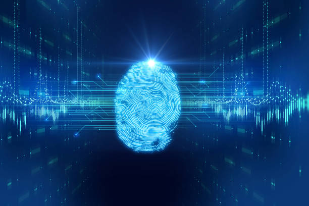istock Fingerprint Scanning on blue technology  Illustration 924655068