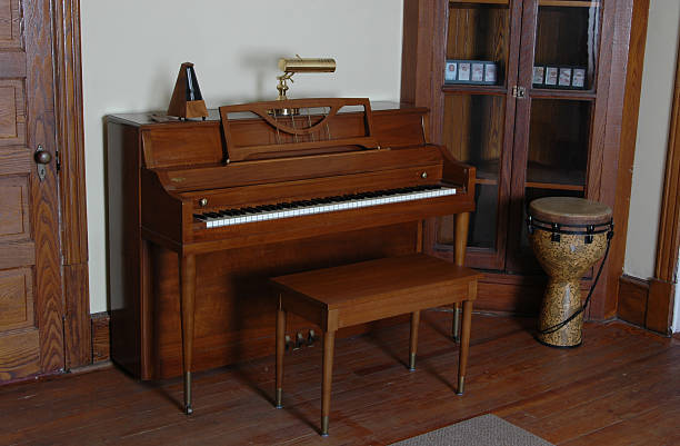 bongo and piano stock photo