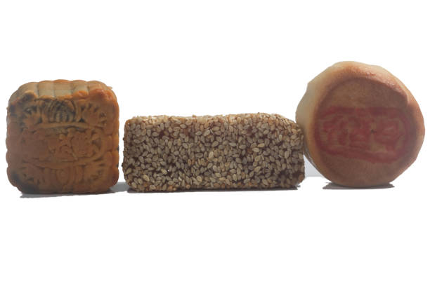 istock Chinese pastry and moon cake with Sweet sesame 924659512