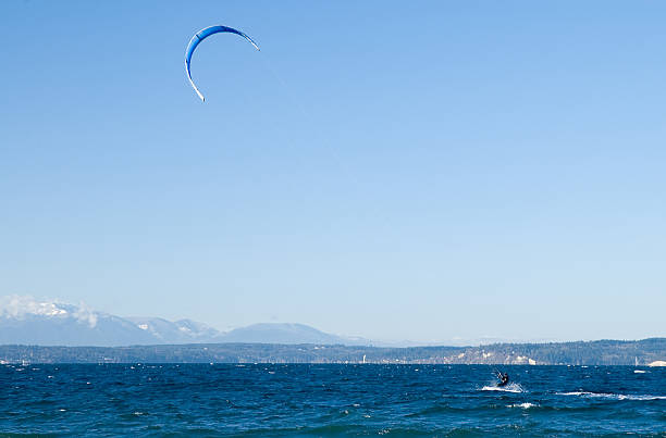 istock Blue Sky -  Kite by the Ocean 4 92466120