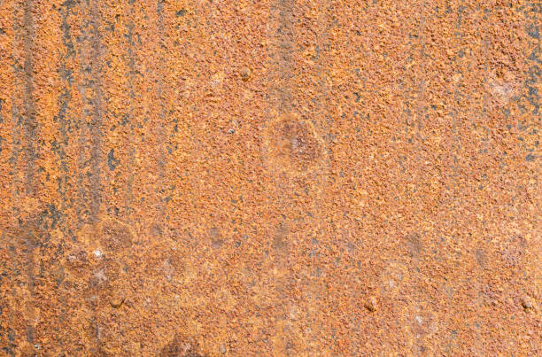istock Closeup rusted metal plate texture background 924663748