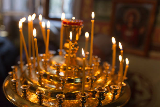 istock candles burning in orthodox church 924664642