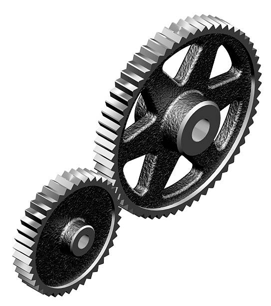 Two Gears stock photo