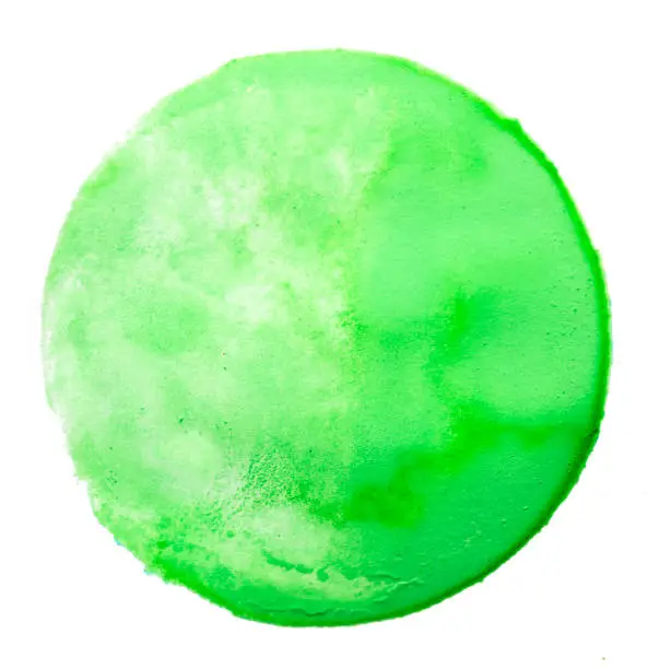 A stock photo of a water color circle design.