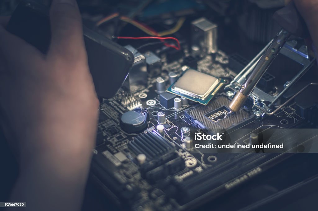 Cpu Repair Images Computer Computer Repair Man Installing A Cpu On Mother Board Repair Of Central ...