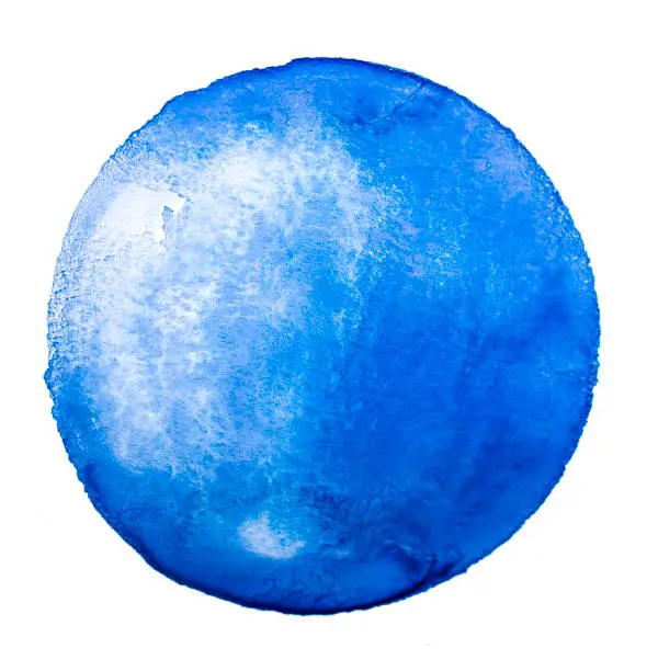 A stock photo of a water color circle design.