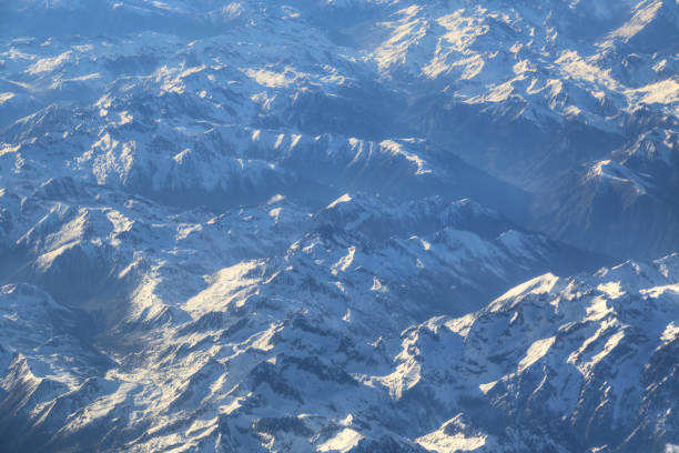 istock European vacation, plane flying high in the sky 924667590