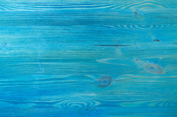 istock Blue wooden board background with copy space. Top view. 924673462