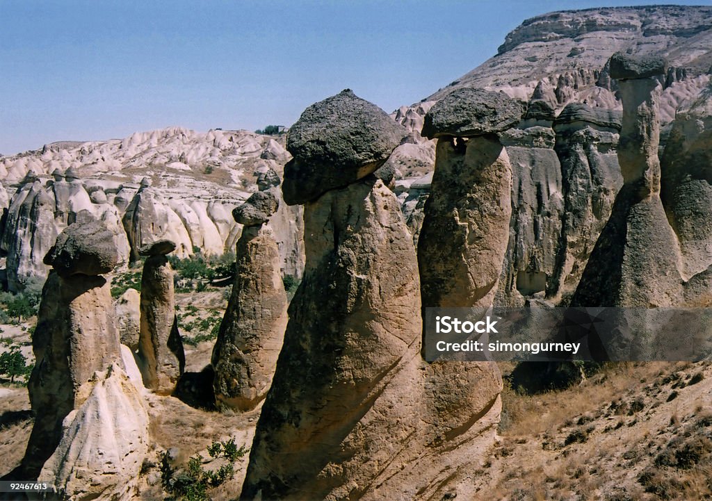 Cappadocia fairy chimneys  Anatolia Stock Photo