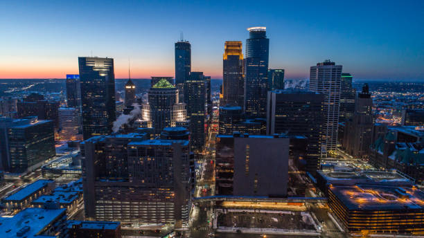 istock Skyline of Minneapolis at Dusk 924677690