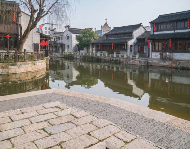istock Ancient buildings in Suzhou China 924685092