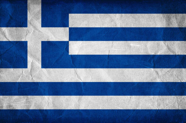 istock Grunge flag of Greece background 924686090