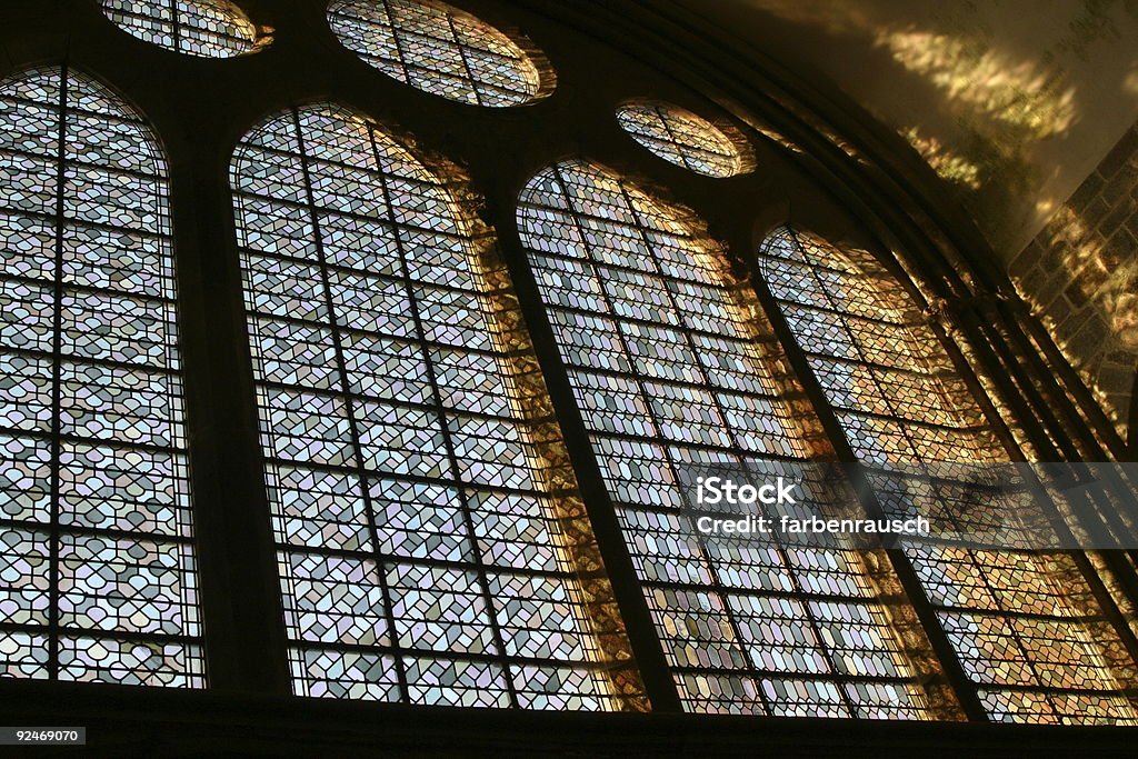 Kirche Fenster Mt.-St-Michel - Lizenzfrei Autorität Stock-Foto