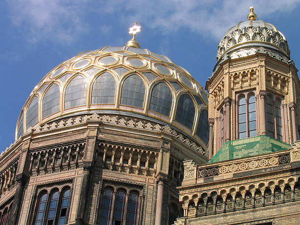neue synagoge in berlin - synagoge berlin stock-fotos und bilder