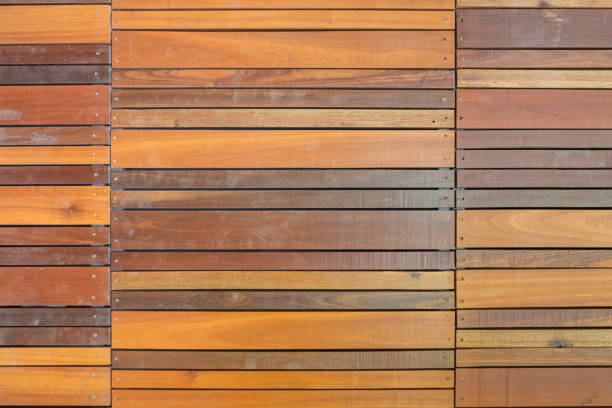 istock Old wall plank in dark tone, Plank several sheets used to make walls, background texture. 924694084
