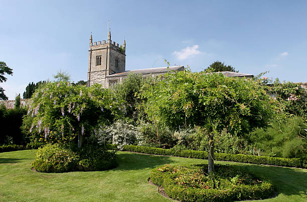 Parish Church at Coughton Court  coughton stock pictures, royalty-free photos & images