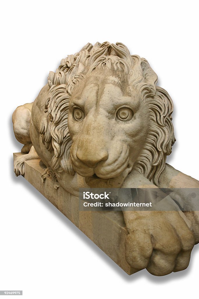 Stone Lion  Animal Stock Photo