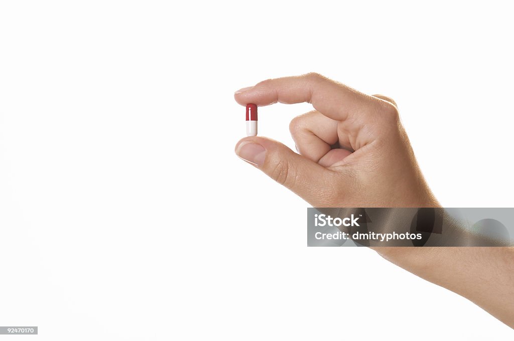 Mano e pillole - Foto stock royalty-free di Antibiotico