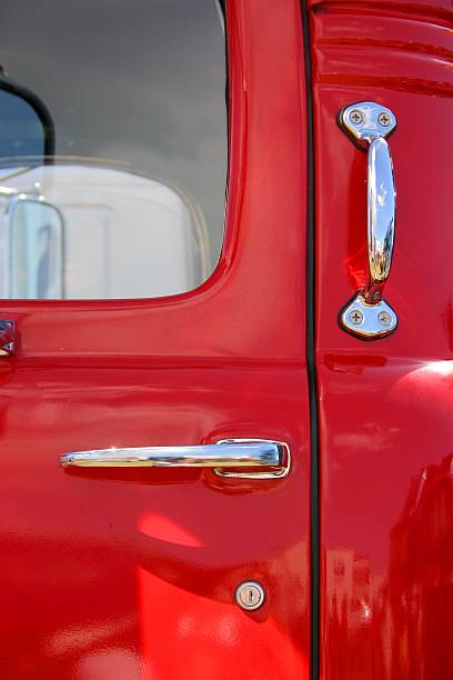 istock Red Truck Door 92470370
