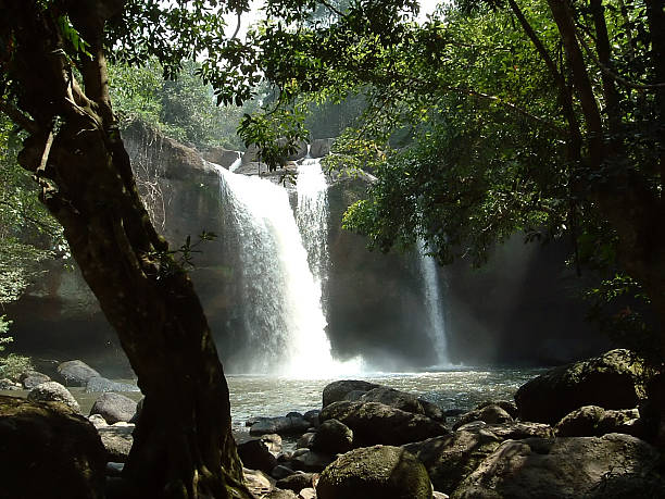 Cascata di Khao Yai - foto stock