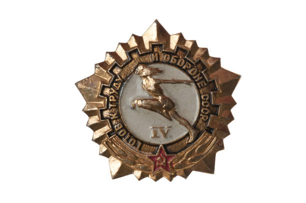 istock badge ready for work and defense ussr 924706344