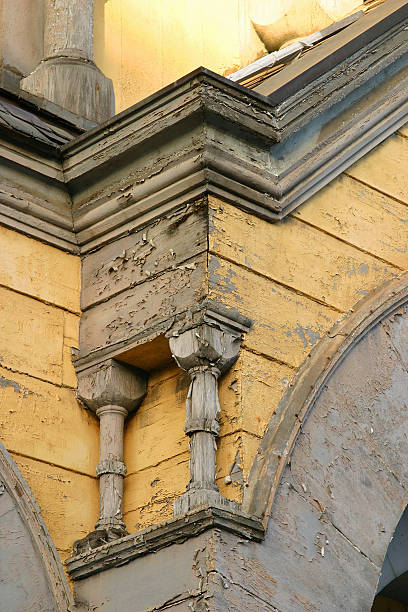 istock Wooden building detail 92470780
