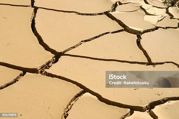 Getrocknete Matsch Stockfoto und mehr Bilder von Abstrakt - Abstrakt, Ausgedörrt, Bildhintergrund