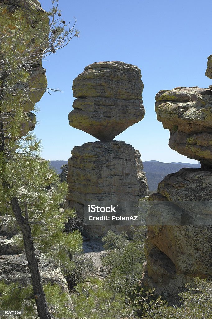 Balance rock, en Arizona - Photo de Algue libre de droits