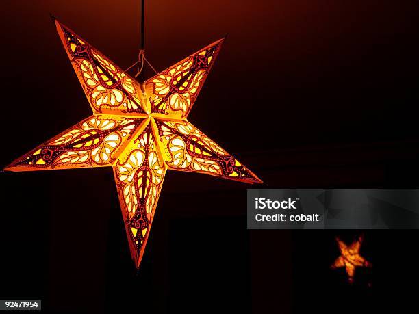 Beautiful Night Star Stock Photo - Download Image Now - Star Shape, Christmas, Christmas Ornament