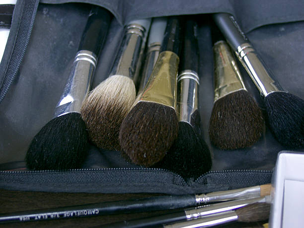 Makeup Brushes stock photo