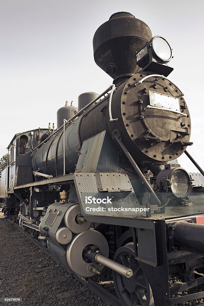 Alte Dampflokomotive - Lizenzfrei Alt Stock-Foto