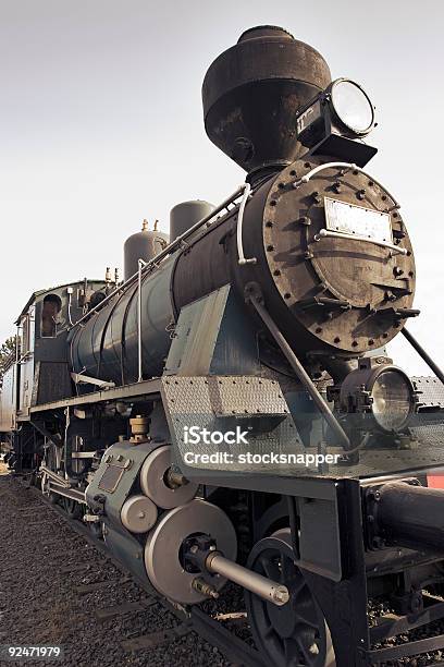 Alte Dampflokomotive Stockfoto und mehr Bilder von Alt - Alt, Altertümlich, Bahngleis