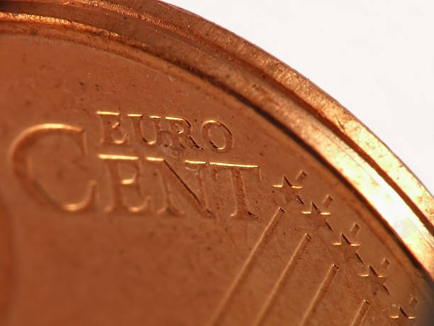 centavos de euro - hologram currency animal economie - fotografias e filmes do acervo