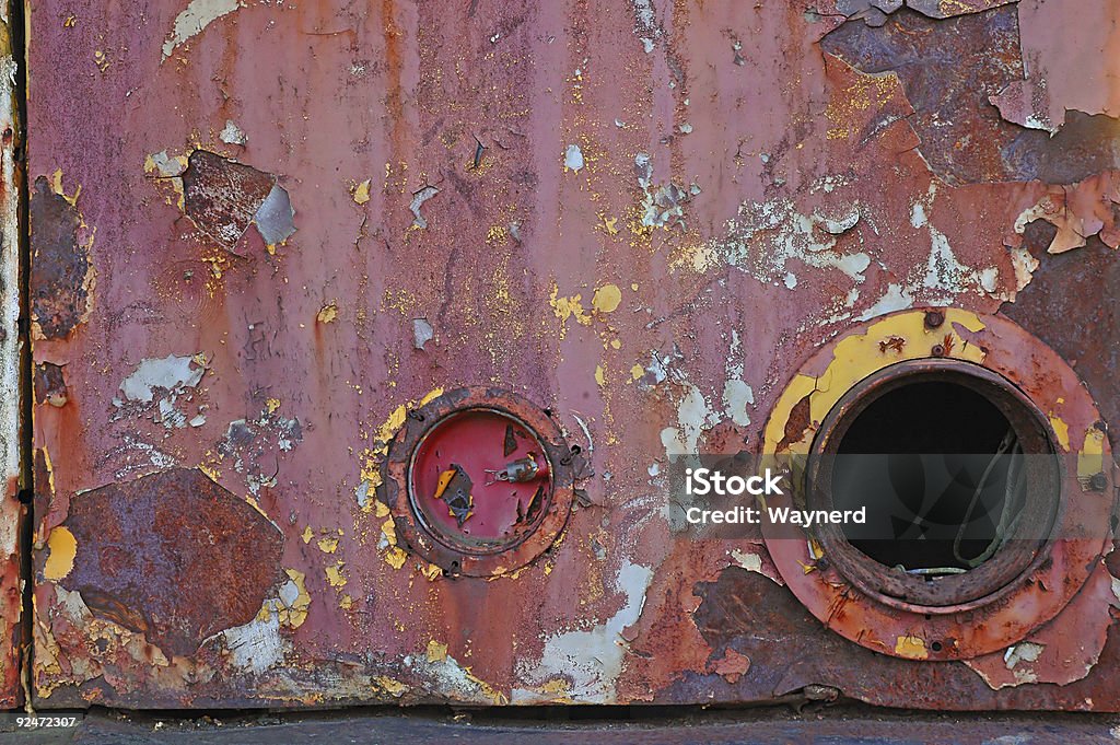 Industrial Junk  Agricultural Field Stock Photo