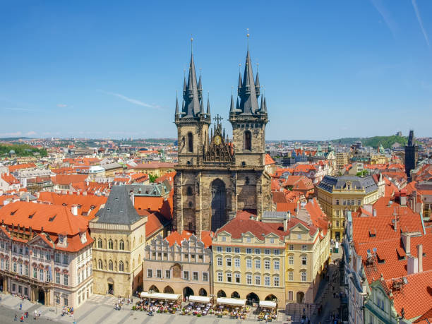 istock Our Lady Church before Tyn on Old Town Square, Prague 924724044