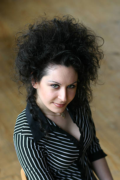 istock Beautiful woman with curls. 92472582