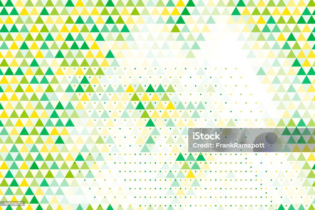 Spring Background Triangles Template Spring Equilateral Triangle Pattern Horizontal Stock Illustration ...