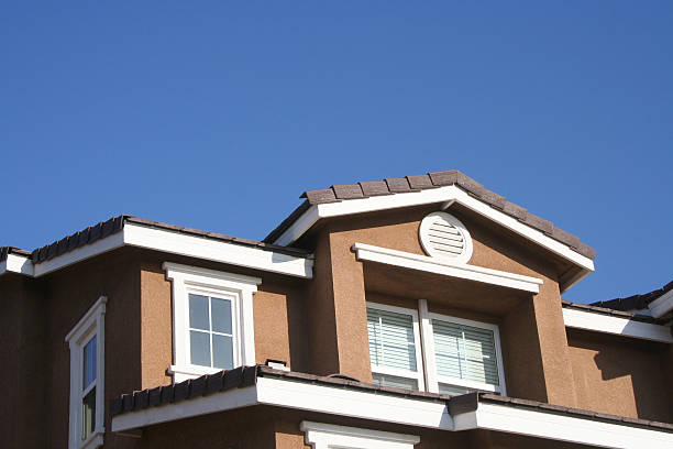 istock roof top and blue sky 92472913