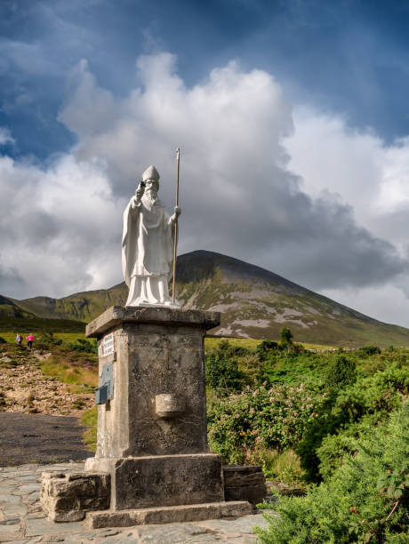 istock Pathway start with statue to Croagh Patrick in Westport Ireland 924729192