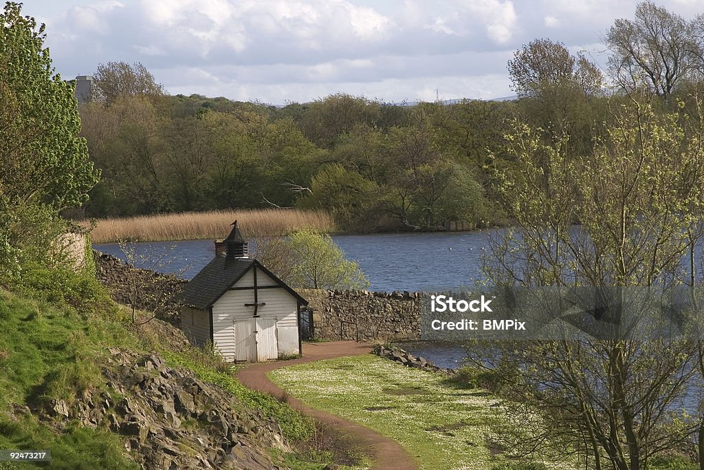 Boathouse  Lake Stock Photo