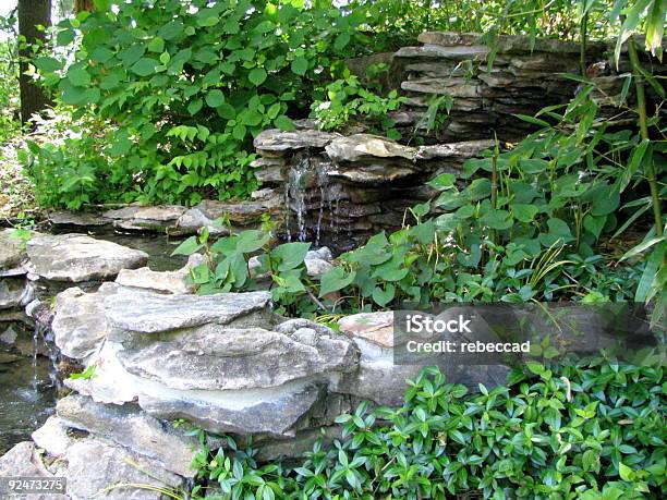 Waterfall Stock Photo - Download Image Now - Bamboo - Plant, Color Image, Green Color