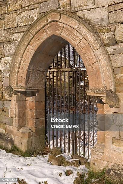 Ancient Ruined Church Doorway Stock Photo - Download Image Now - Abandoned, Ancient, Arch - Architectural Feature