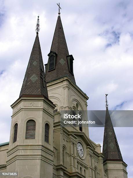 Photo libre de droit de Atteindre Pour Dieu banque d'images et plus d'images libres de droit de Jackson Square - Jackson Square, Clocher - Élément architectural, Basilique