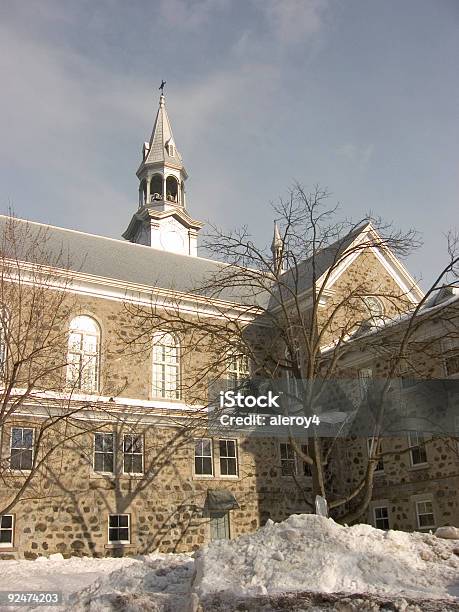 Kloster Im Winter Stockfoto und mehr Bilder von Architektur - Architektur, Blau, Farbbild