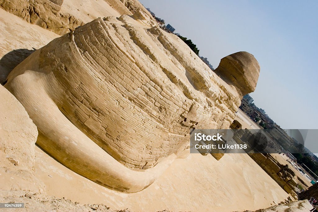 Dos du Sphinx - Photo de Sphinx - Gizeh libre de droits